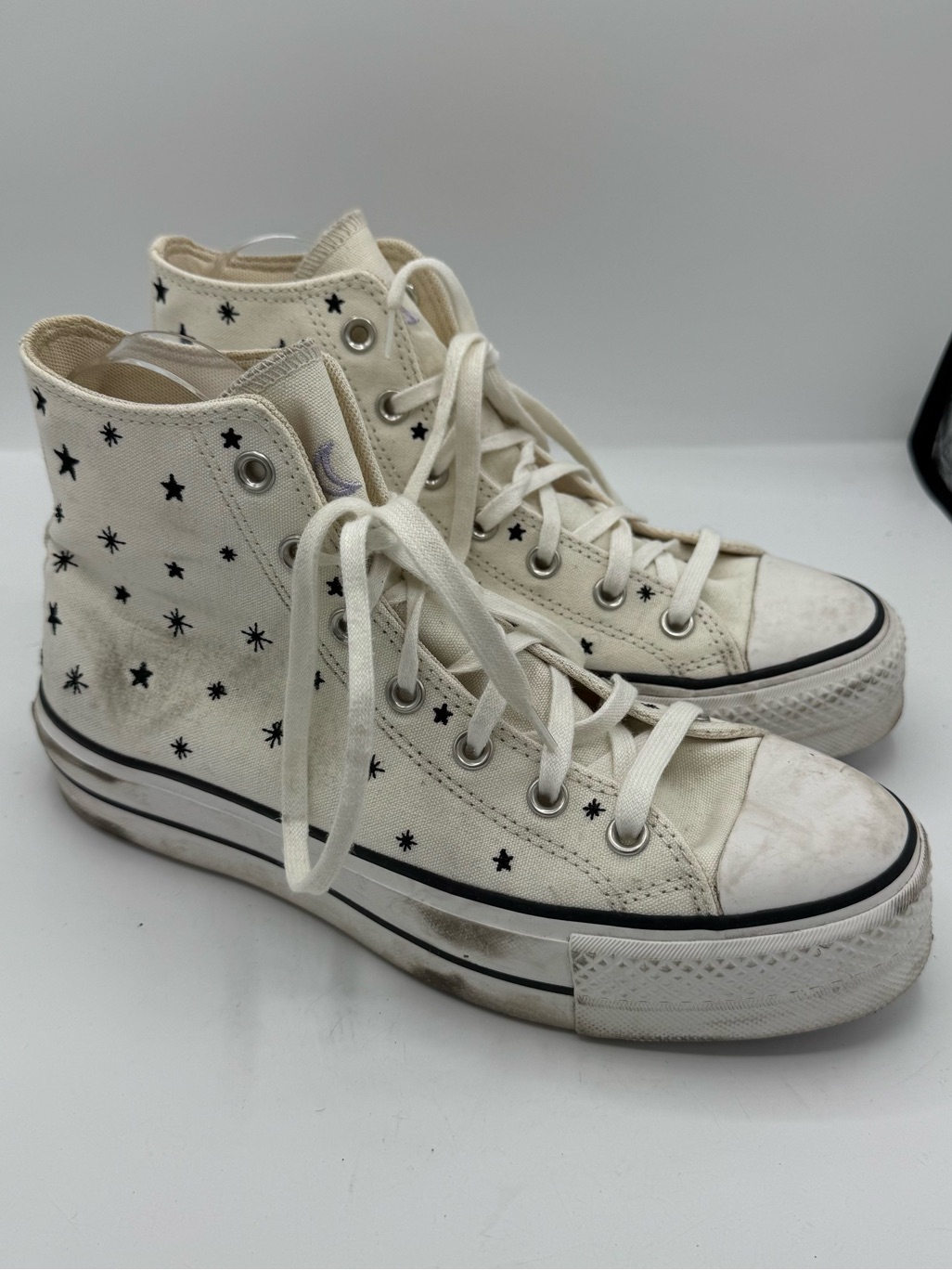 Converse Chuck Taylor All Star Lift High Top Celestial Star Moon Crystal Energy